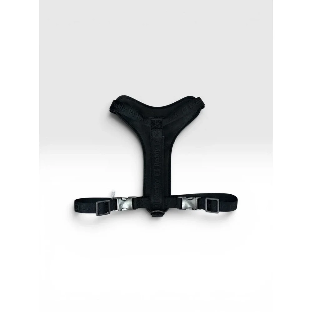 Reddy Black Tactical Dog Harness Adjustable Recycled Metal Buckles 3381232